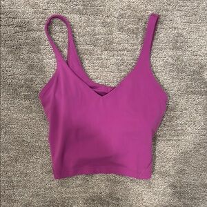 Purple Lululemon align Tank Top